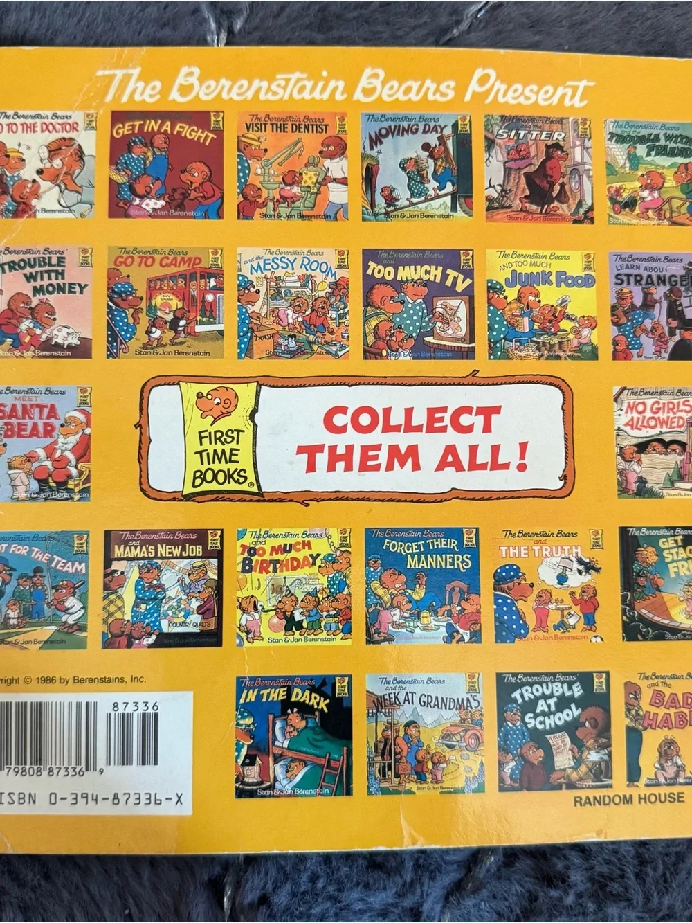 1980s The Berenstain Bears Book Pair Vintage Kid’s Paperback